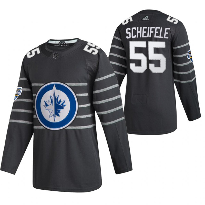 Jets 55 Mark Scheifele Gray 2020 NHL All Star Game Adidas Jersey