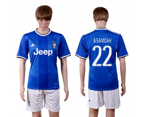 Juventus 22 Asamoah Away Soccer Club Jersey