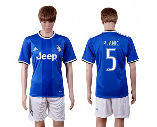 Juventus 5 Pjanic Away Soccer Club Jersey