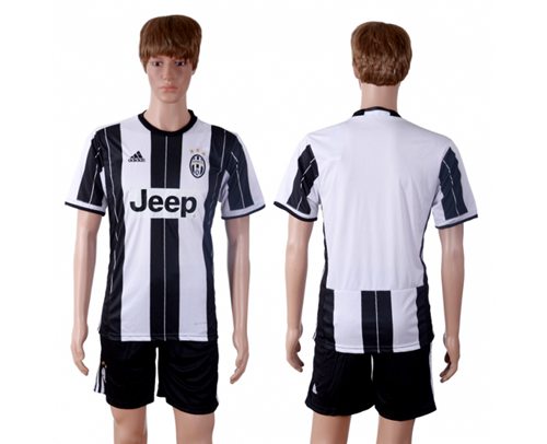 Juventus Blank Home Soccer Club Jersey