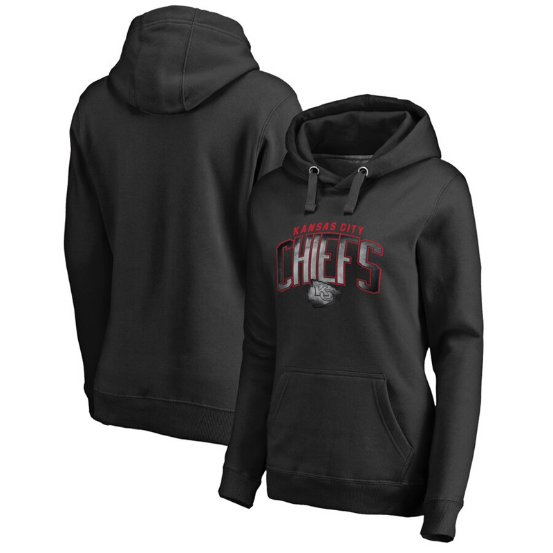 Kansas City Chiefs NFL Pro Line by Fanatics Branded Women's Plus Size Arch Smoke Pullover Hoodie