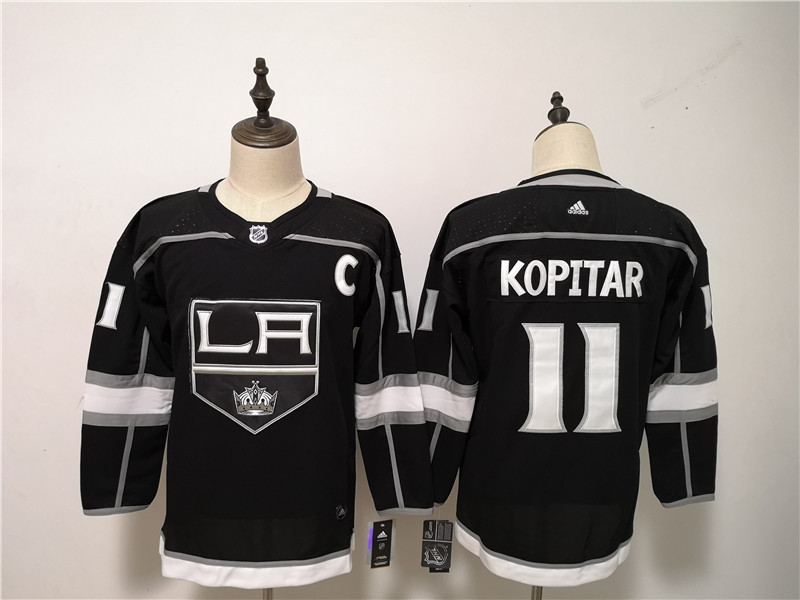 Kings 11 Anze Kopitar Black Women  Jersey