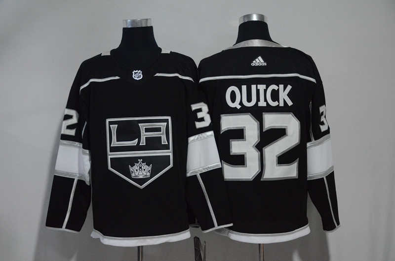 Kings 32 Jonathan Quick Black  Jersey