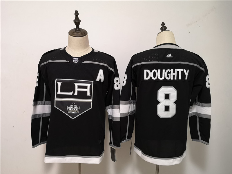 Kings 8 Drew Doughty Black Youth  Jersey