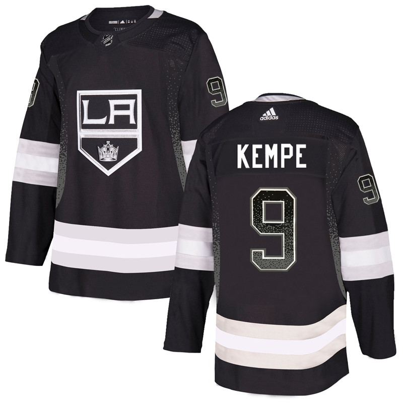 Kings 9 Adrian Kempe Black Drift Fashion  Jersey