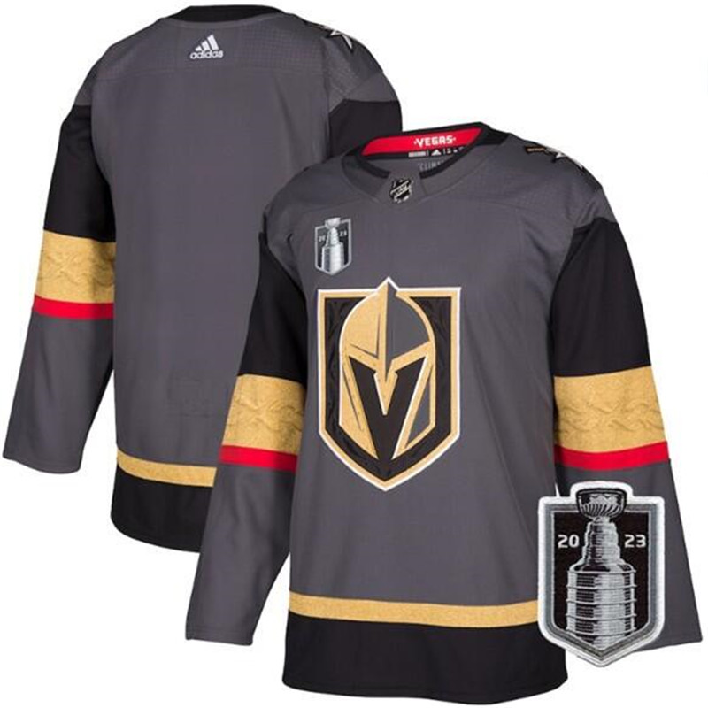 Knights Blank Gray 2023 Stanley Cup Final Adidas Jersey