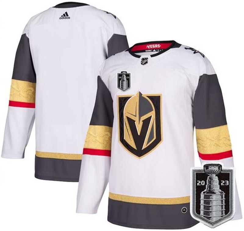 Knights Blank White 2023 Stanley Cup Final Adidas Jersey