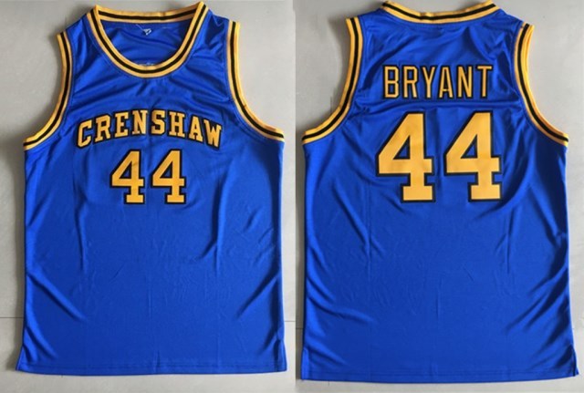 Kobe Bryant Terry Hightower 44 Crenshaw High School Basketball Jersey Moesha