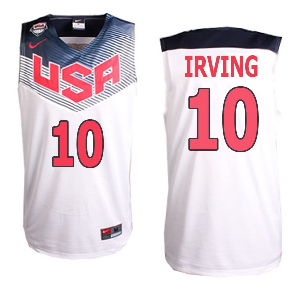 Kyrie Irving 2014 FIBA World Cup USA Dream Team 10 White Jersey