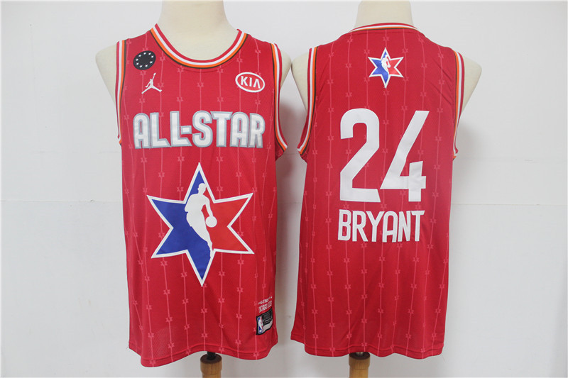 Lakers 24 Kobe Bryant Red 2020 NBA All Star Jordan Brand Swingman Jerseys
