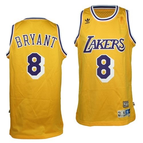 Los Angeles Lakers #8 Kobe Bryant Soul Swingman Gold Jersey