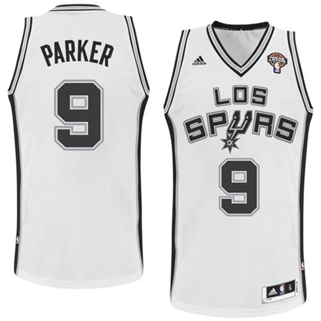 Tony Parker San Antonio Spurs Latin Nights Revolution 30 Swingman White Jersey