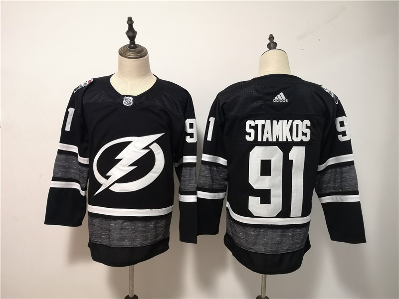 Lightning 91 Steven Stamkos Black 2019 NHL All Star Game Adidas Jersey
