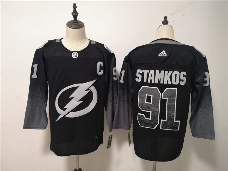 Lightning 91 Steven Stamkos Black Alternate  Jersey