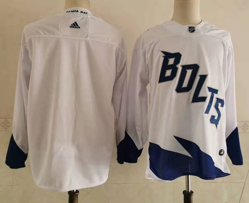 Lightning Blank White  Jersey