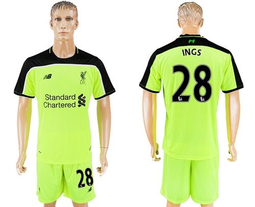 Liverpool 28 INGS Sec Away Soccer Club Jersey