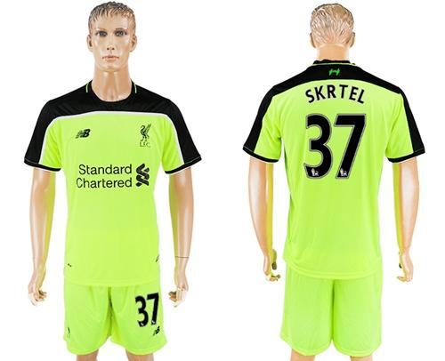 Liverpool 37 Skrtel Sec Away Soccer Club Jersey