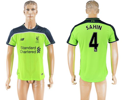 Liverpool 4 Sahin Sec Away Soccer Club Jersey