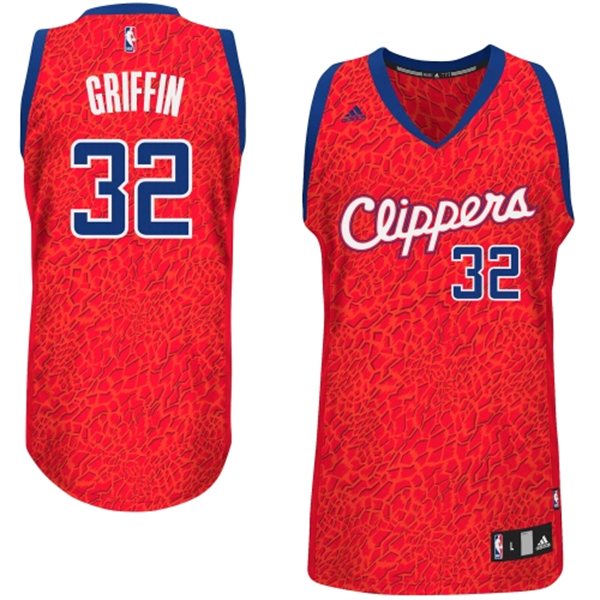 Los Angeles Clippers 32 Blake Griffin Crazy Light Leopard Swingman Jersey