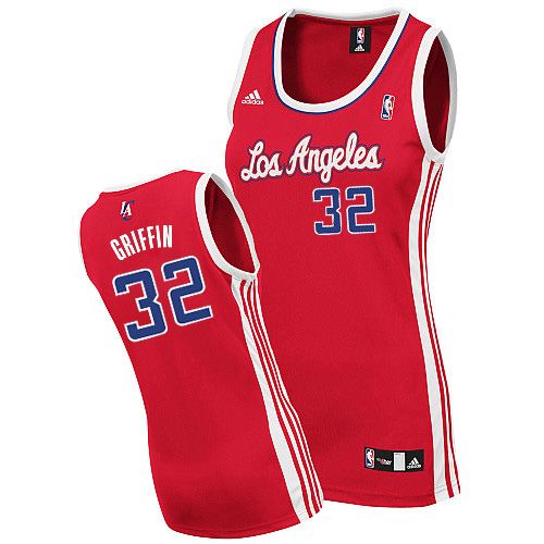 Los Angeles Clippers 32 Blake Griffin Swingman Women Red Jersey