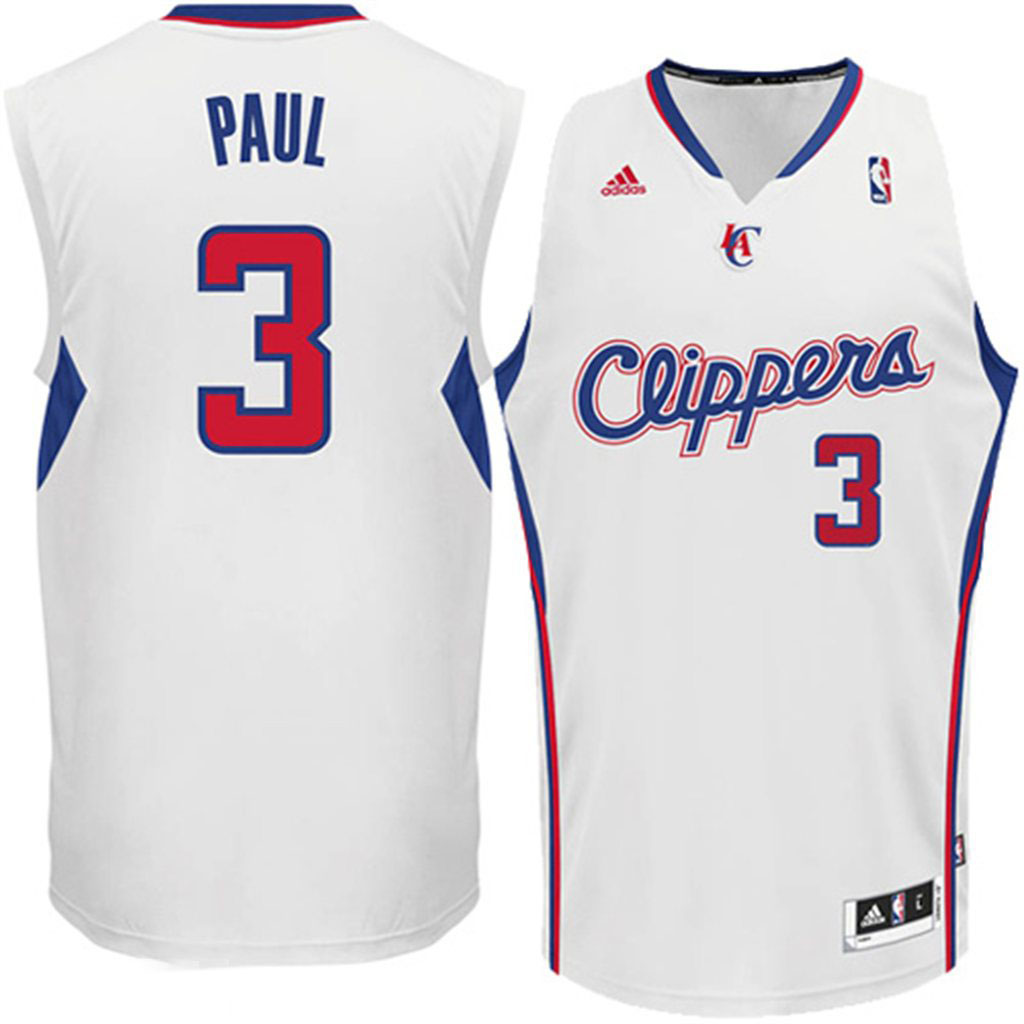 Chris Paul Los Angeles Clippers #3 Revolution 30 Swingman Home White Jersey