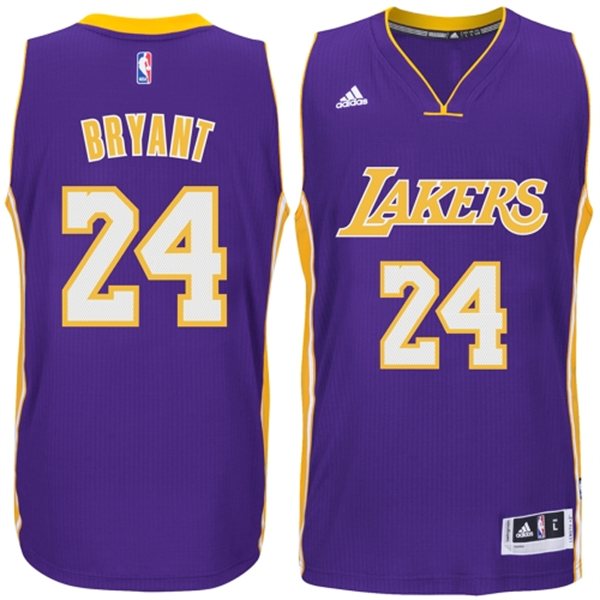 Los Angeles Lakers 24 Kobe Bryant 2014 15 New Swingman Home Purple Jerse