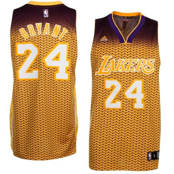 Los Angeles Lakers 24 Kobe Bryant New Resonate Fashion Swingman Jersey
