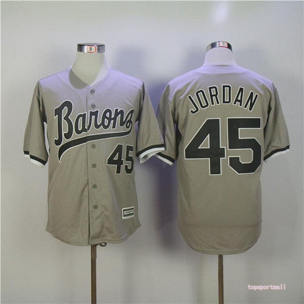 MLB Chicago White Sox 45 Michael Jordan Gray Movie Cool Base Baseball Jerseys