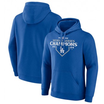 MLB Dodgers Royal 2024 World Series Champions Pullover Hoodie
