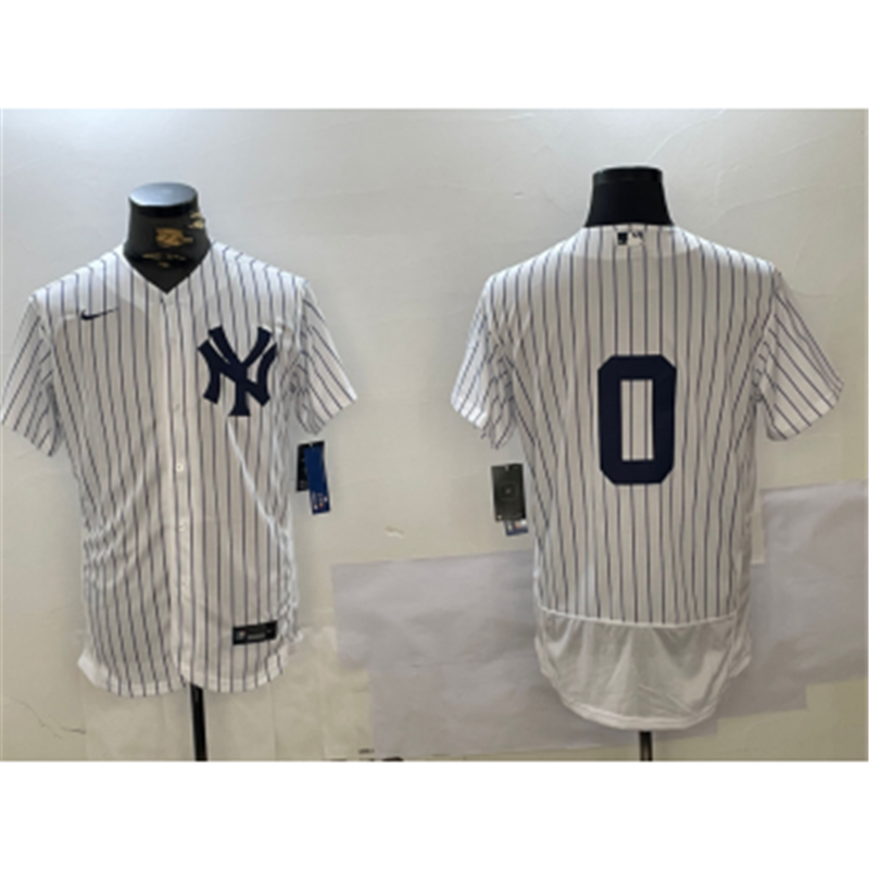 MLB Yankees 0 Stroman White Nike Flexbase Jersey
