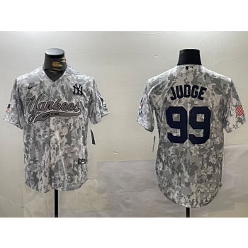 MLB Yankees 99 Aaron Judge Camo Nike Cool Base Jersey