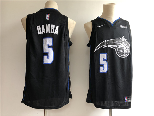 Magic 5 Mohamed Bamba Black 2018 19 City Edition  Swingman Jersey