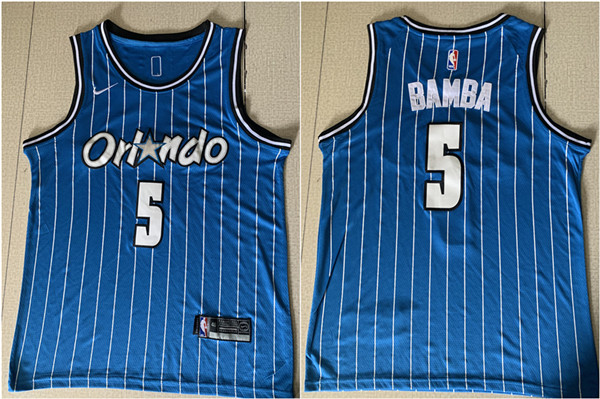 Magic 5 Mohamed Bamba Blue  Swingman Jersey