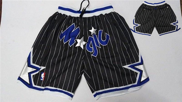 Magic Black Stitched Shorts