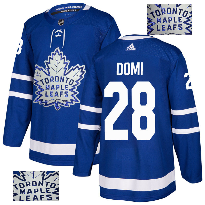 Maple Leafs 28 Tie Blue  Jersey