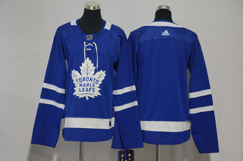 Maple Leafs Blank Blue Women  Jersey