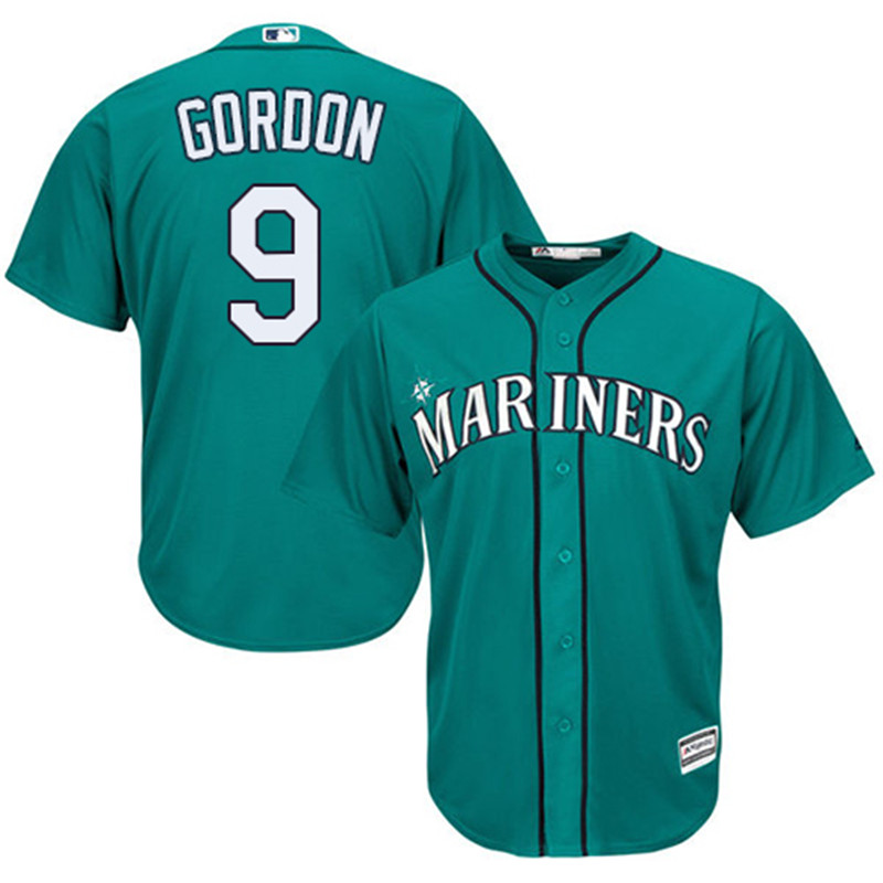 Marlins 9 Dee Gordon Green Cool Base Jersey