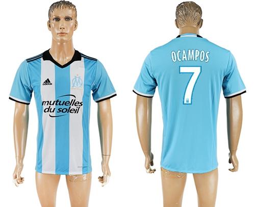 Marseille 7 Ocampos Sec Away Soccer Club Jersey