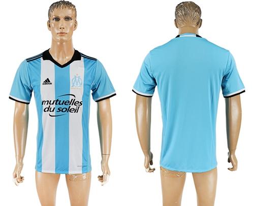 Marseille Blank SEC Away Soccer Club Jersey