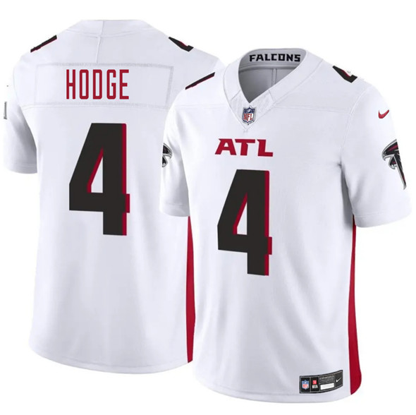 Men's Atlanta Falcons 4 KhaDarel Hodge White 2025 F.U.S.E. Vapor Untouchable Limited Football Stitched Jersey