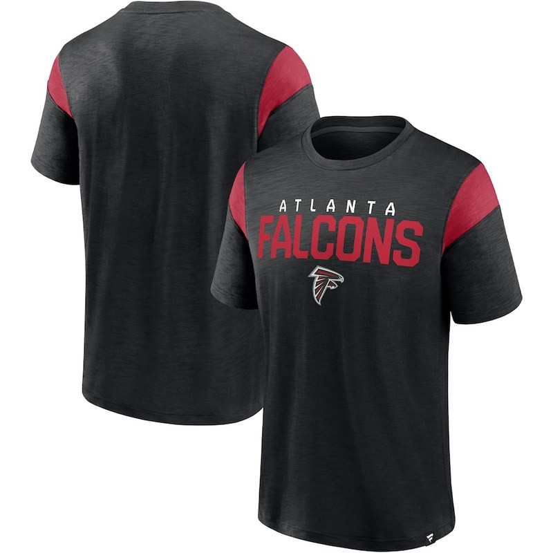 Men's Atlanta Falcons Fanatics Branded Black Home Stretch Team T Shirt