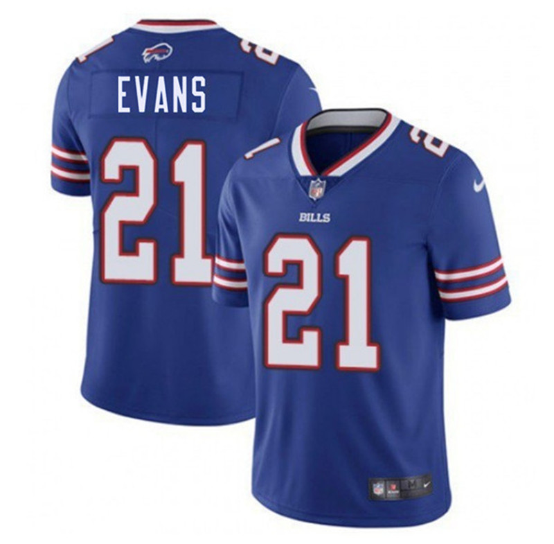 Men's Buffalo Bills 21 Darrynton Evans Blue 2025 Vapor Untouchable Limited Football Stitched Jersey