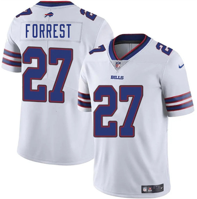 Men's Buffalo Bills 27 Darrick Forrest White 2025 Vapor Untouchable Limited Football Stitched Jersey