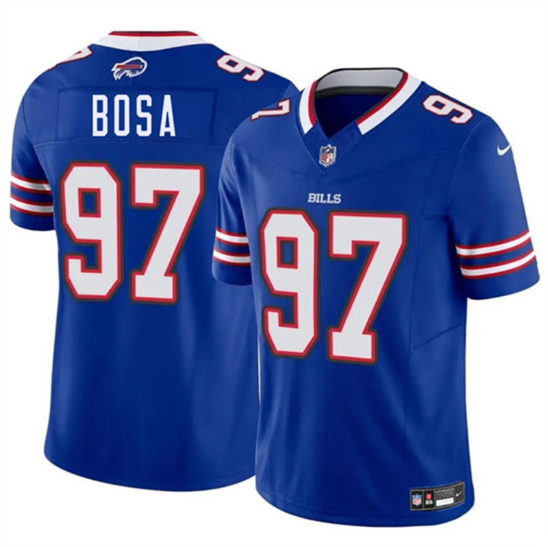 Men's Buffalo Bills 97 Joey Bosa Blue 2025 F.U.S.E. Vapor Untouchable Limited Football Stitched Jersey
