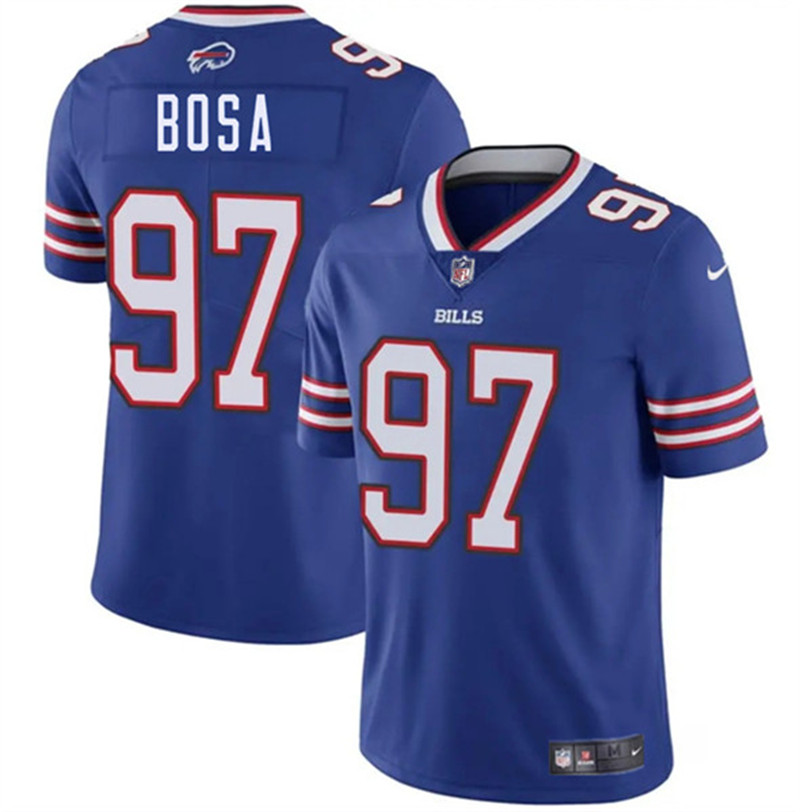 Men's Buffalo Bills 97 Joey Bosa Blue 2025 Vapor Untouchable Limited Football Stitched Jersey