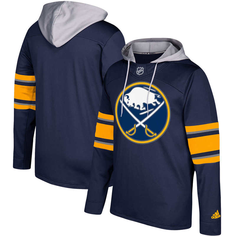 Men's Buffalo Sabres  Navy Silver Jersey Pullover Hoodie