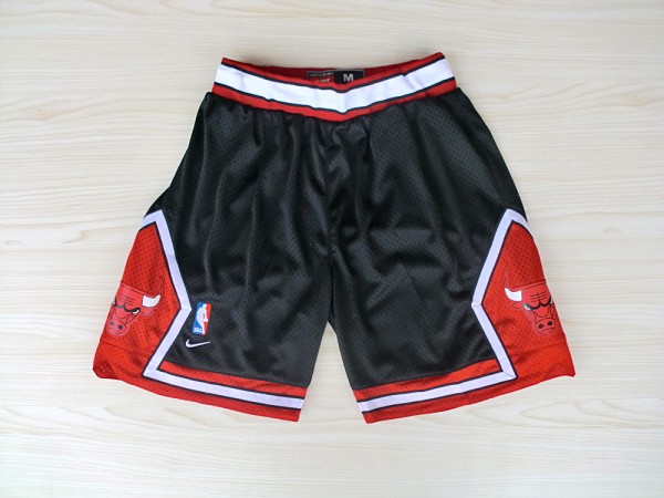 Men's Chicago Bulls Black  Mesh NBA Shorts