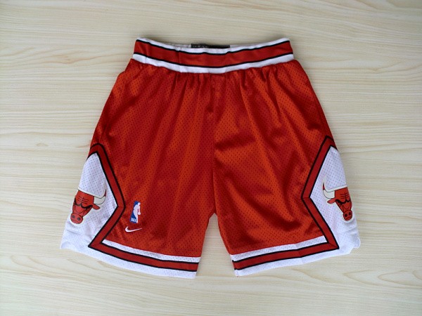 Men's Chicago Bulls Red  Mesh NBA Shorts