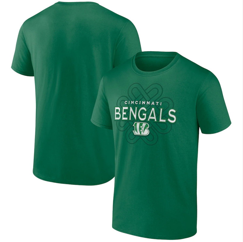 Men's Cincinnati Bengals Fanatics Branded Kelly Green Celtic Knot T Shirt