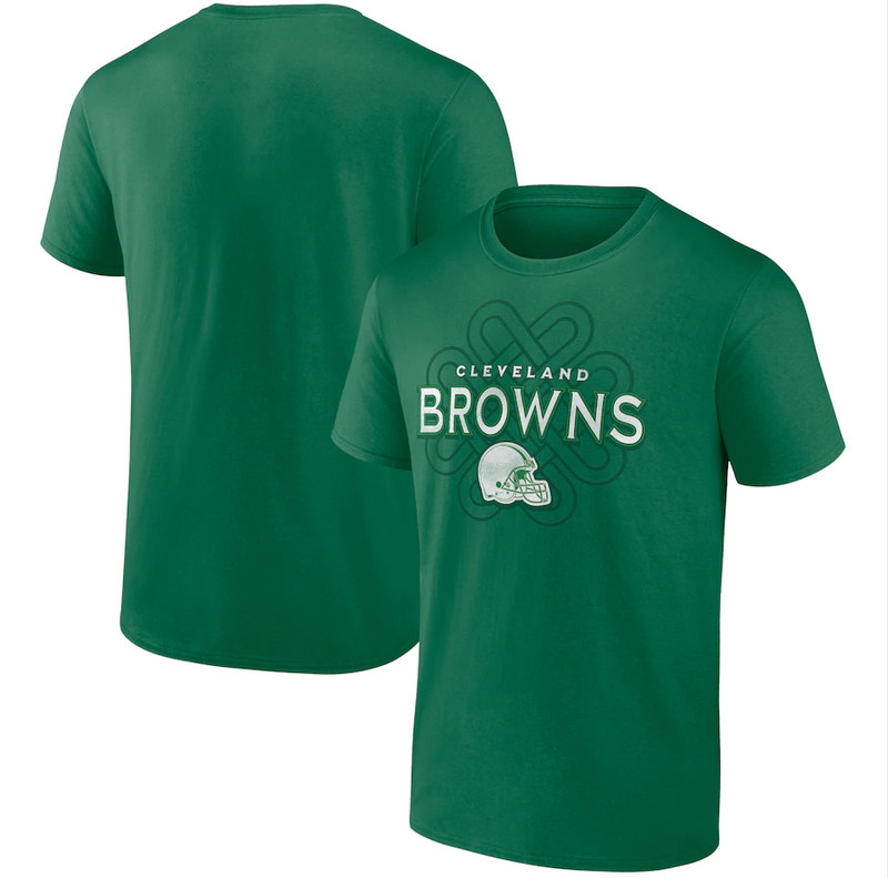 Men's Cleveland Browns Fanatics Branded Kelly Green Celtic Knot T Shirt